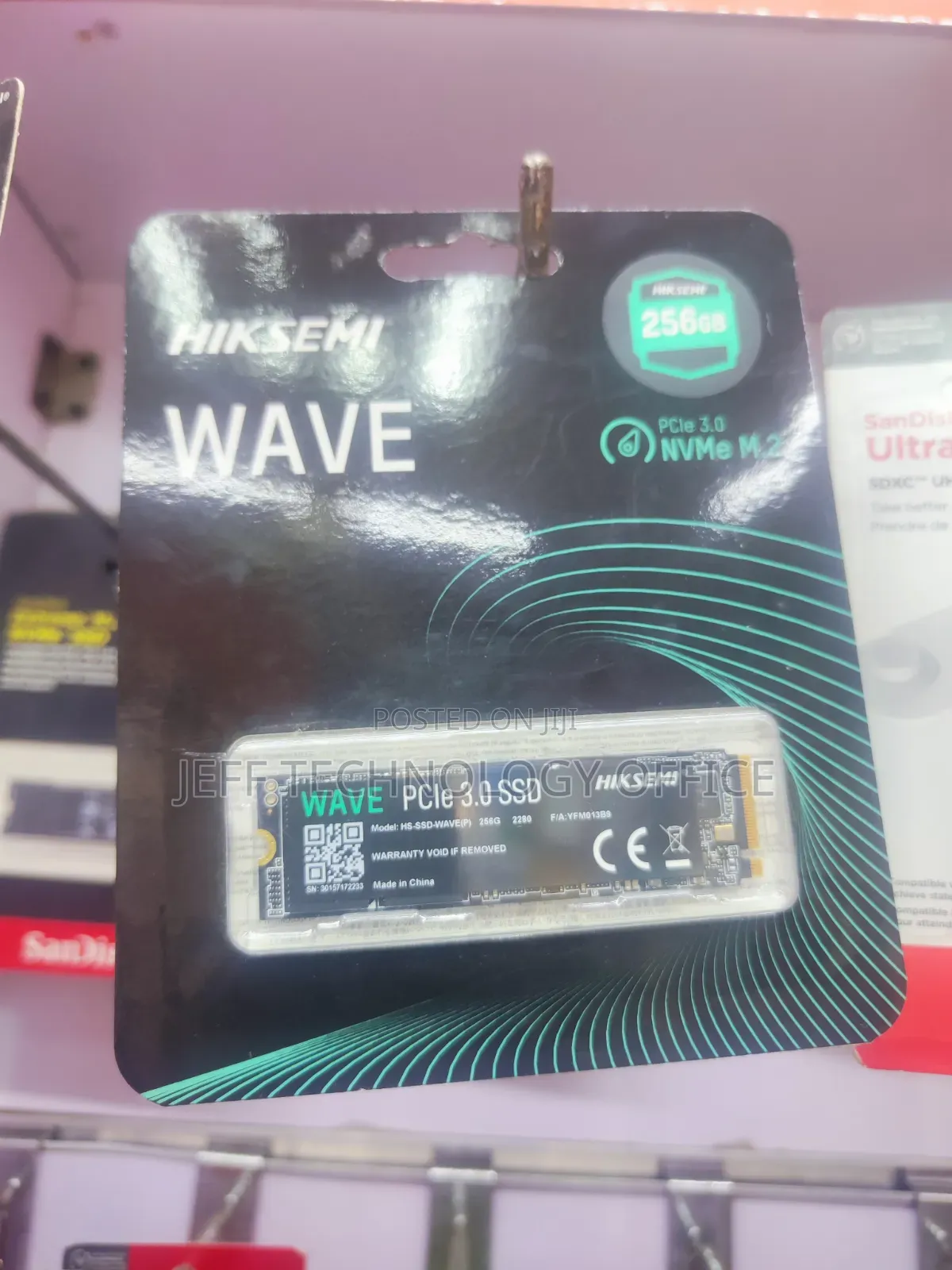 Hiksemi Wave(P) PCIe 3.0 NVMe M.2 256GB SSD