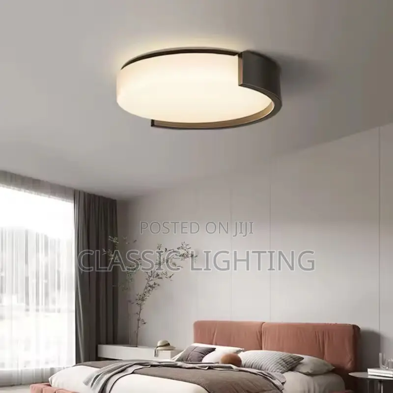 Nordic Led Ceiling Light Round Chandeliers for Bedroom Dining Room
