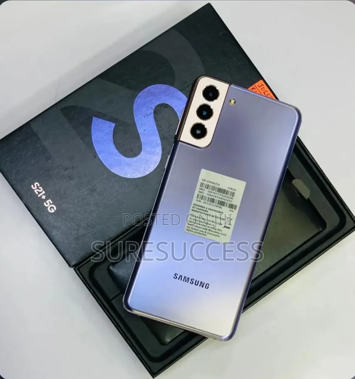 New Samsung Galaxy S21+ 5G 128 GB Black