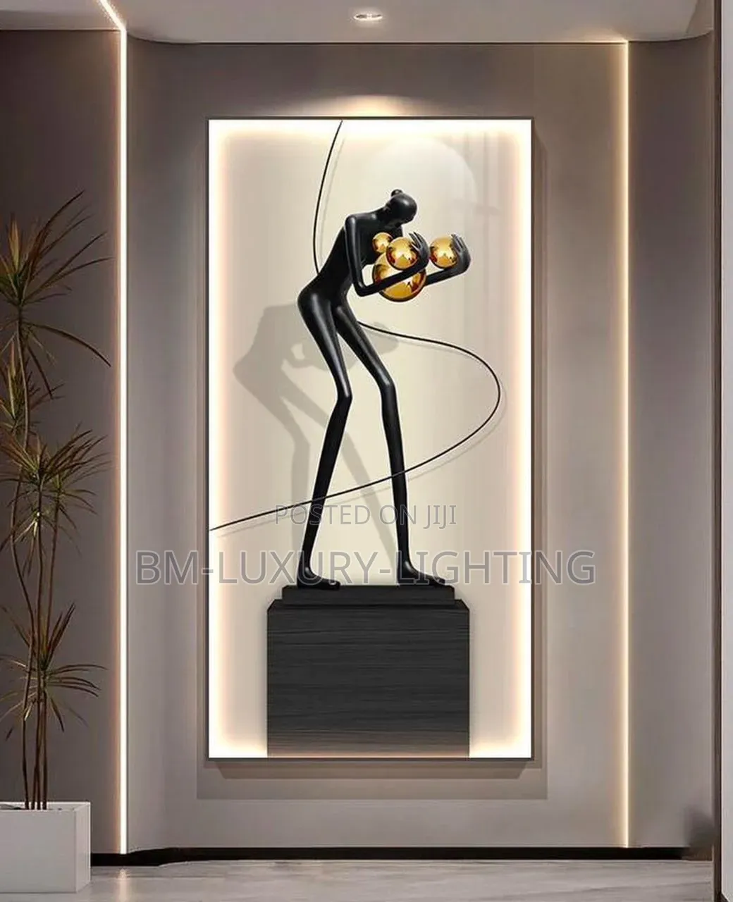 Wall Art Frame Designed Luxury Lighting