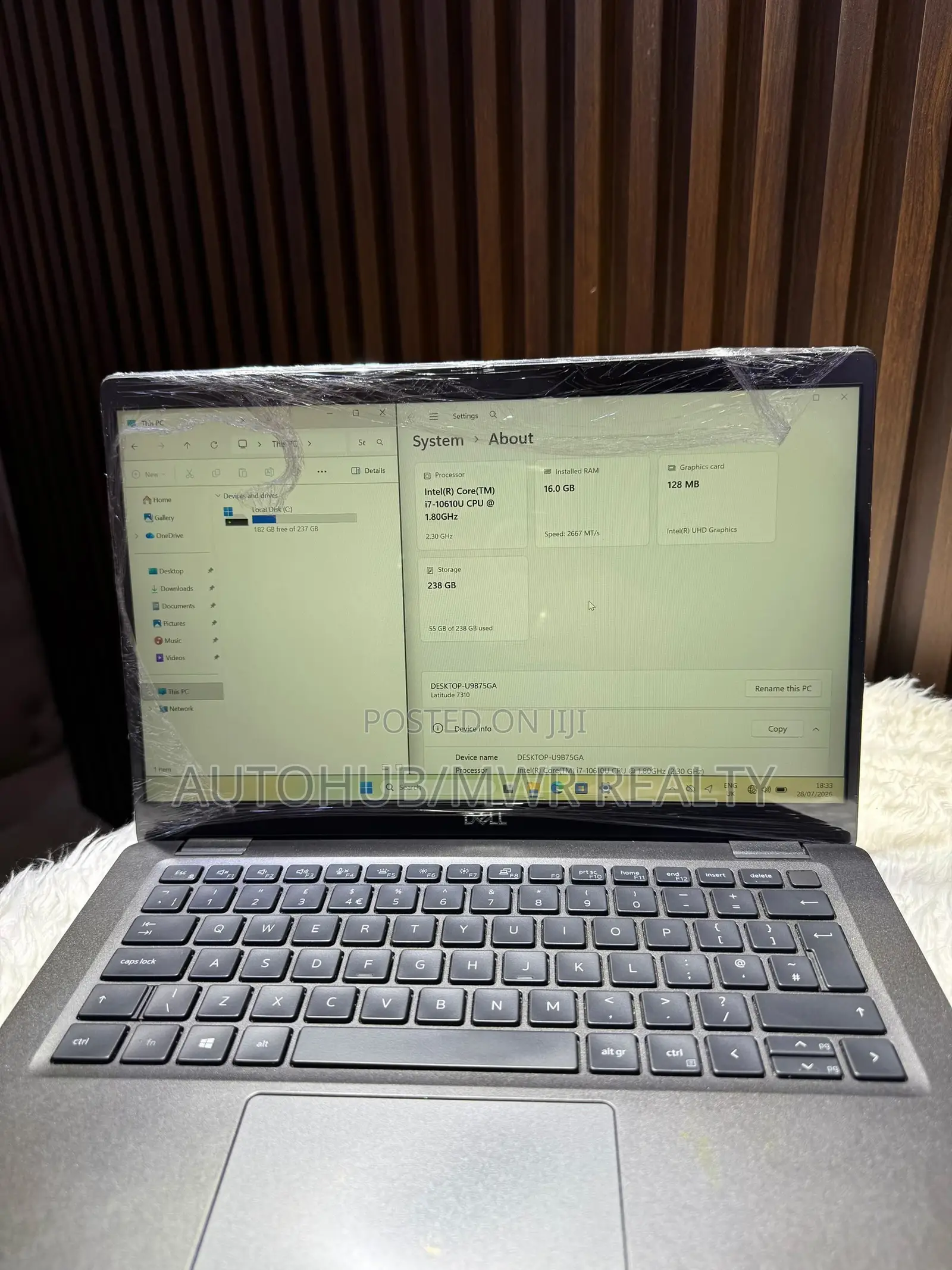 Laptop Dell Latitude 7310 16GB Intel Core i7 SSD 256GB