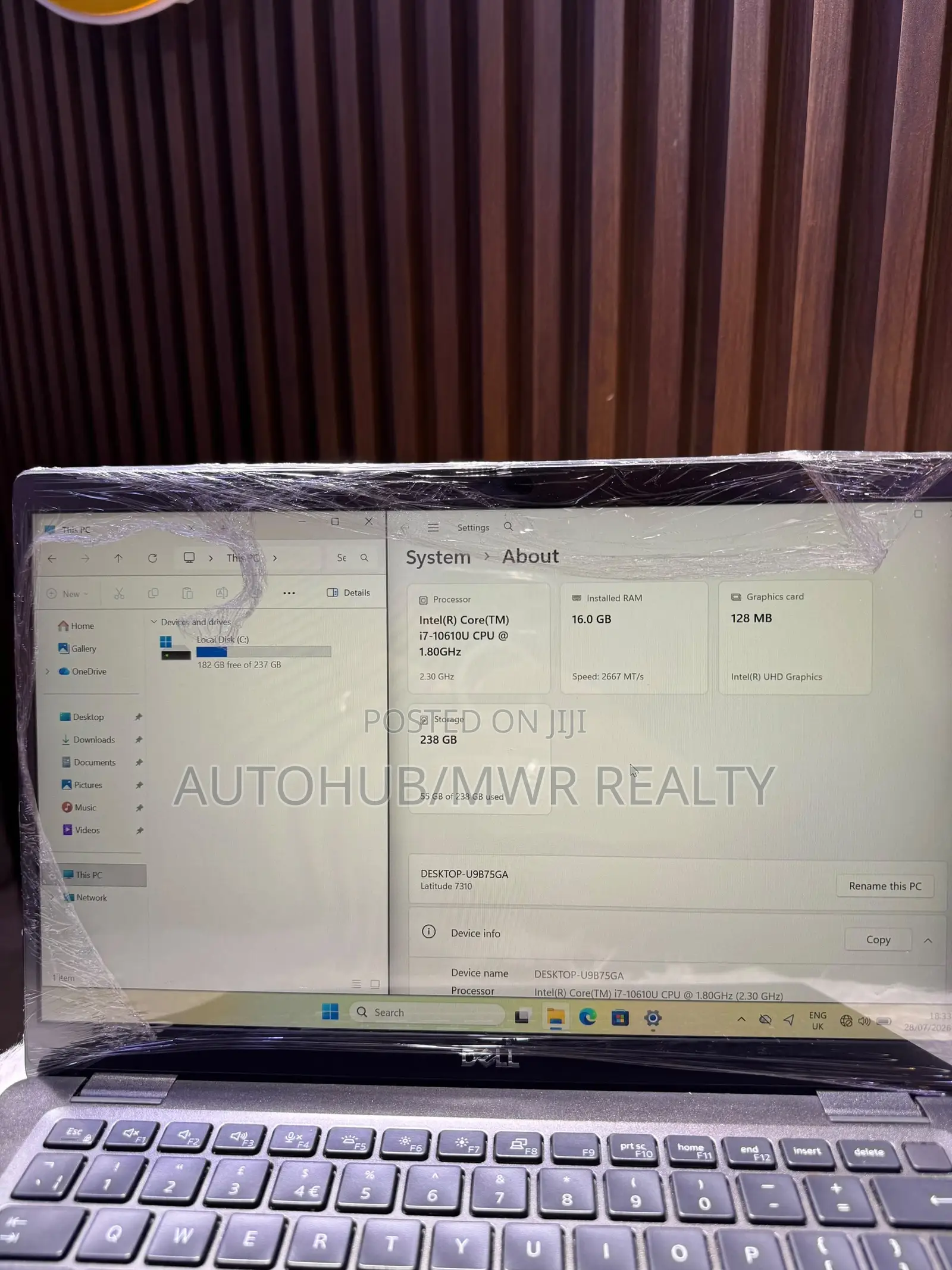 Laptop Dell Latitude 7310 16GB Intel Core i7 SSD 256GB