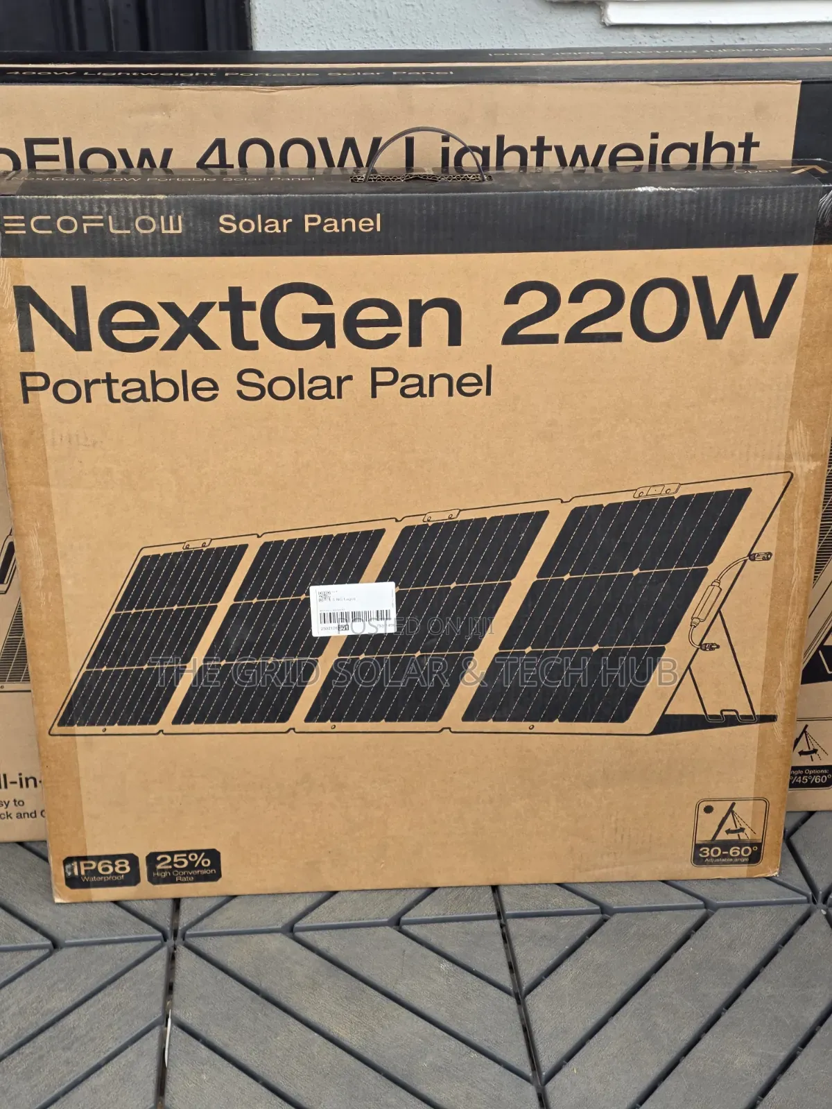 Brand New 220W EcoFlow Bifacial Foldable Solar Panel