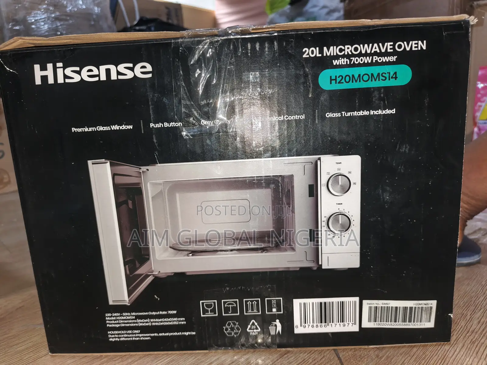 Hisense Microwave 20 L - H20moms14