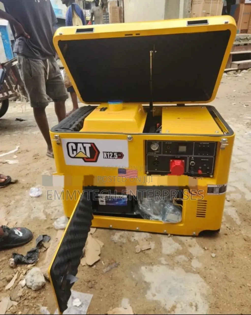 12.5kva Cat Three Phase Diesel Soundproof Generator 100%copper Coil