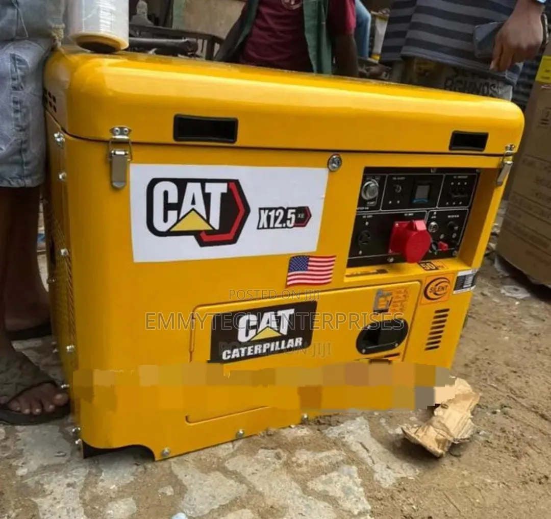 12.5kva Cat Three Phase Diesel Soundproof Generator 100%copper Coil