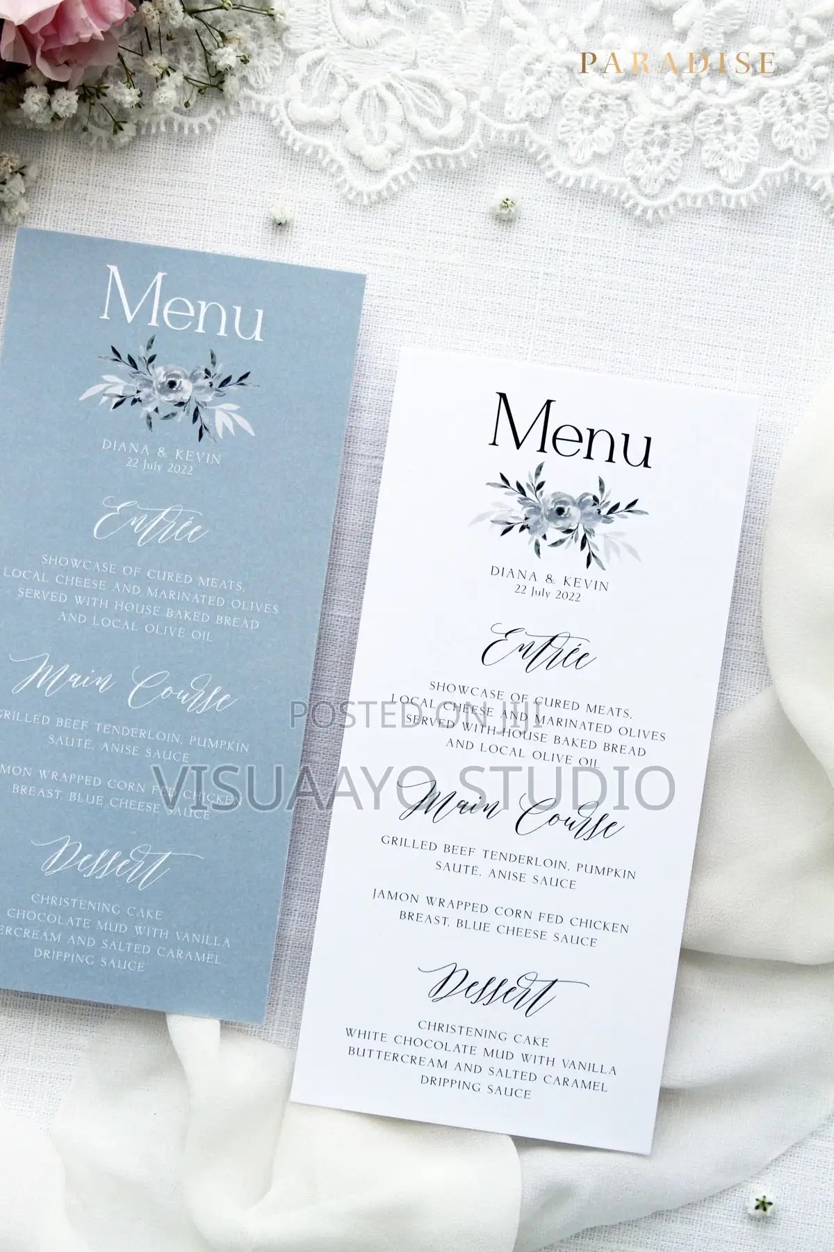 Menu Card Printing in Nigeria | Restaurant, Food Event Menu