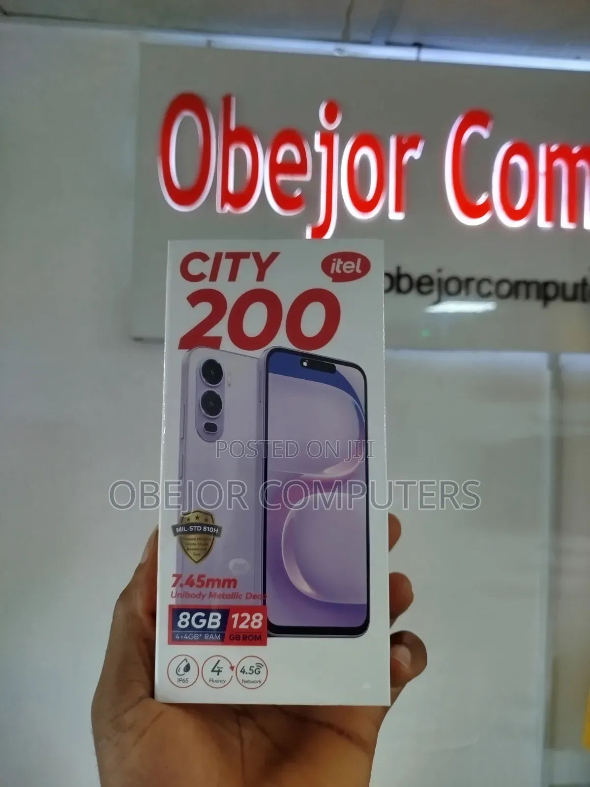 New Itel City 200 128 GB Silver