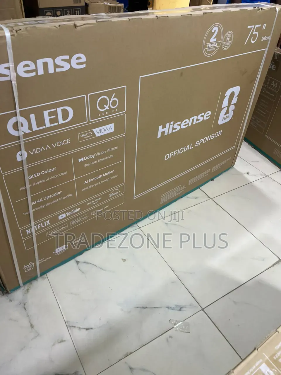 Hisense 75 Inches Qled With High Refresh Rate for Smooth Gaming