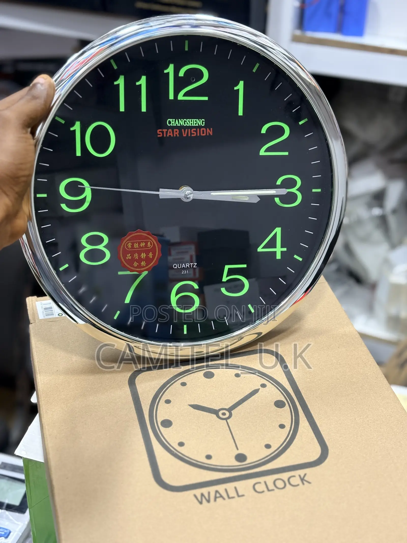 Spy Wall Clock Camera