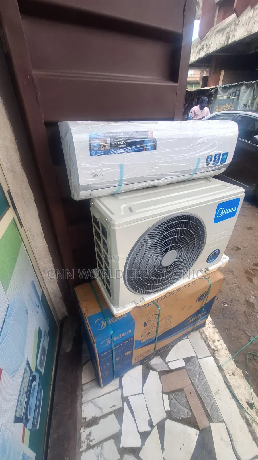 New Midea 1.5hp Split AC (Copper ) Super Cooling Warranty 2years