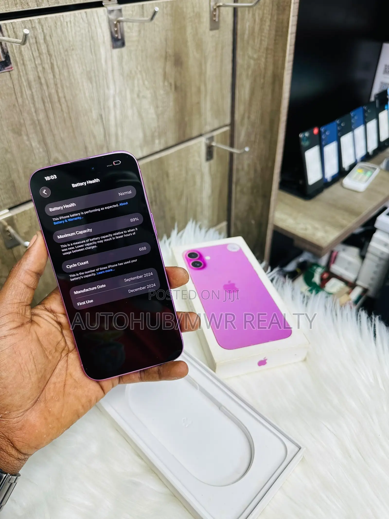 Apple iPhone 16 Plus 128 GB Pink