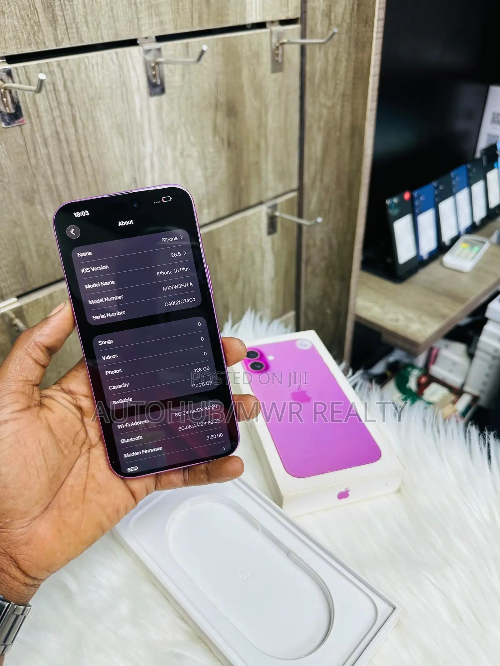 Apple iPhone 16 Plus 128 GB Pink