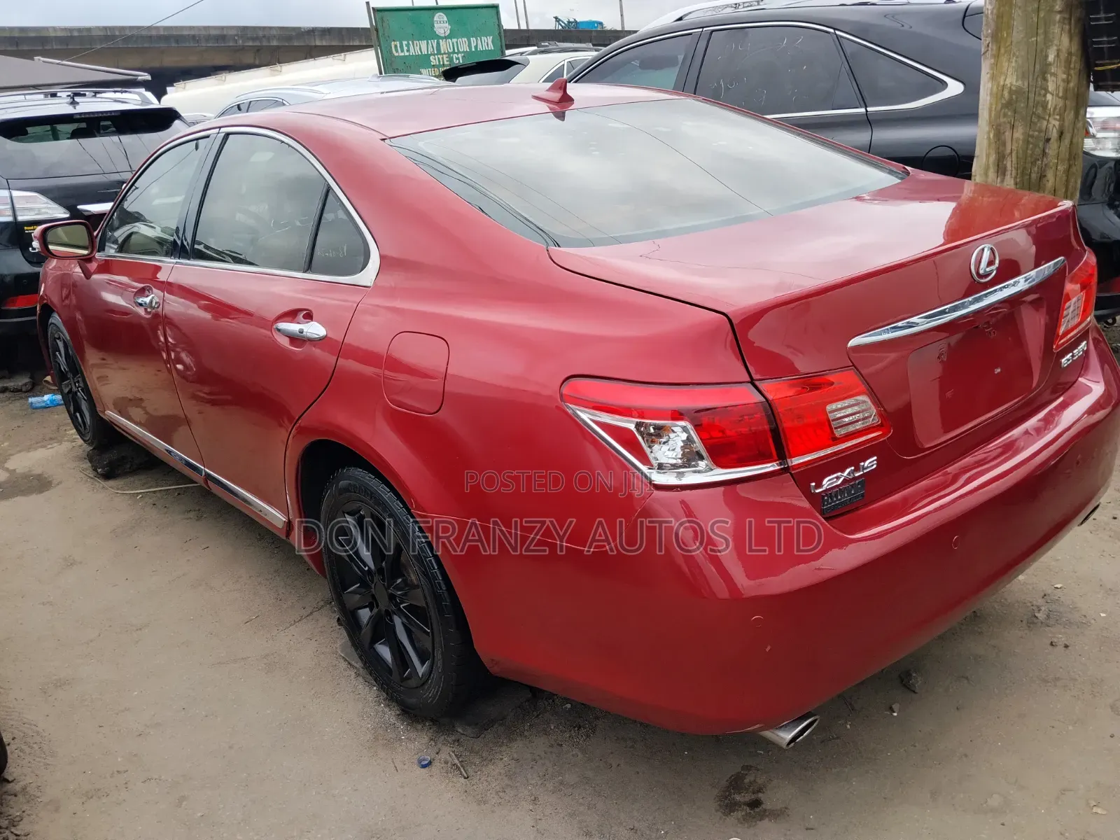 Lexus ES 350 2010 Red