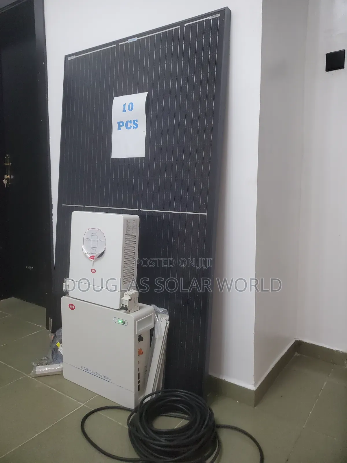 Itel Energy Complete 24V Solar Set-Up With 10 Unit of Mono Solar Panel