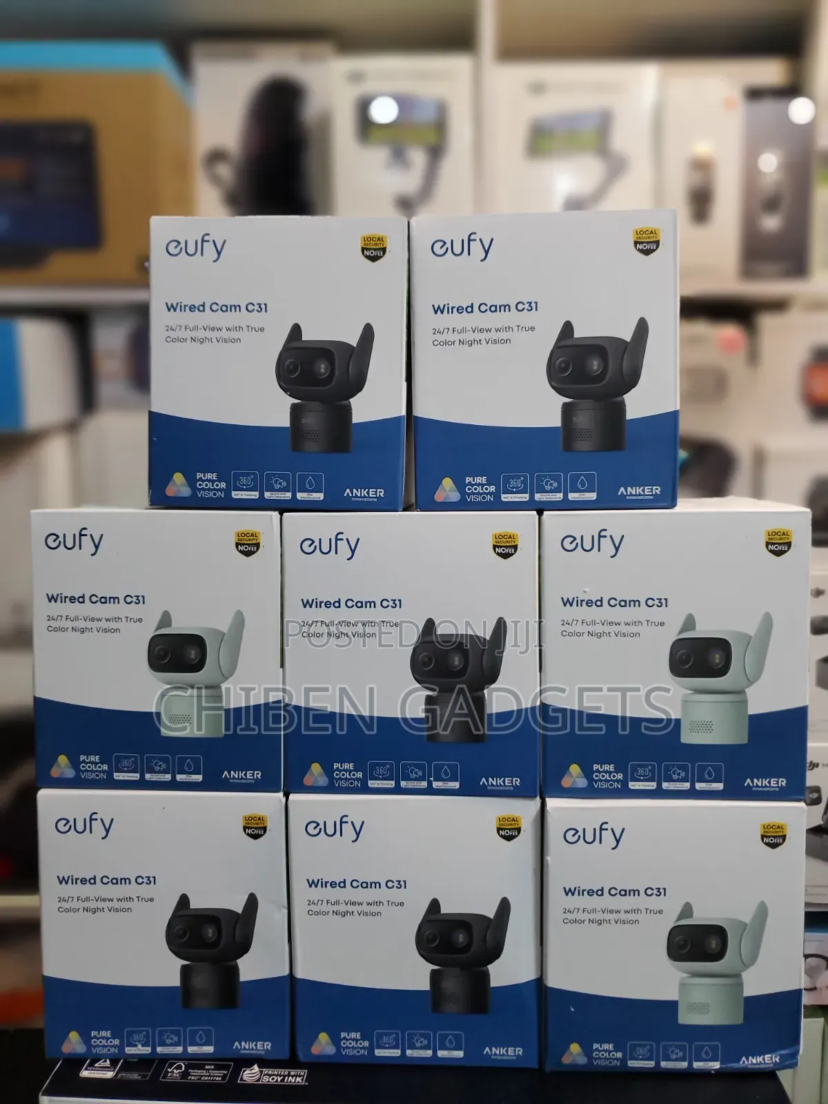 Eufy Wired Cam C31 Full HD Pan Tilt Security Camera CCTV