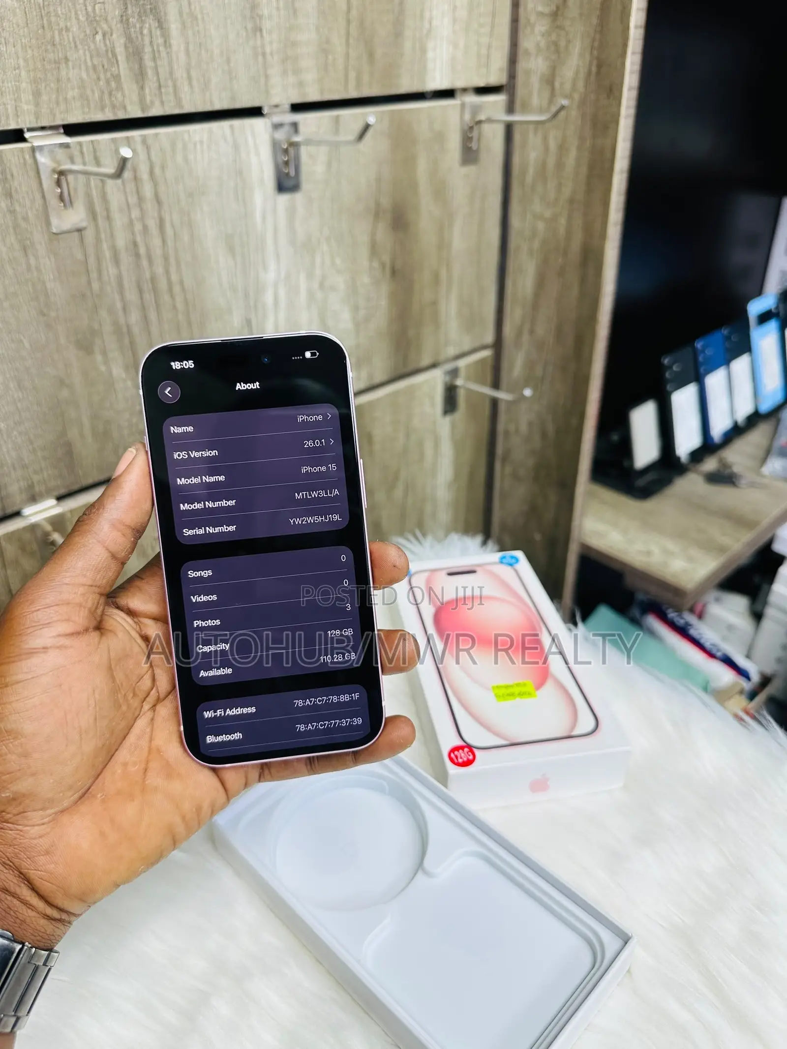 Apple iPhone 15 128 GB Pink