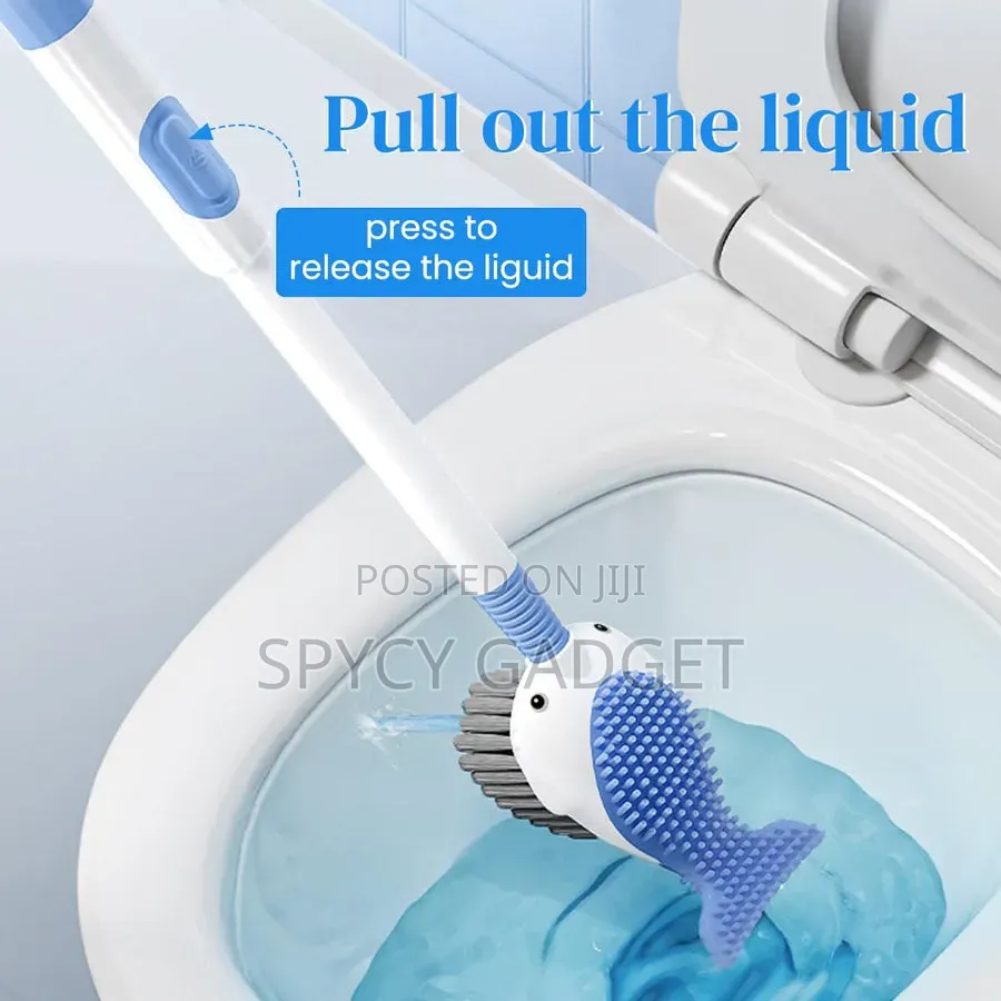 Toilet Brush With Built in Soap Dispenser