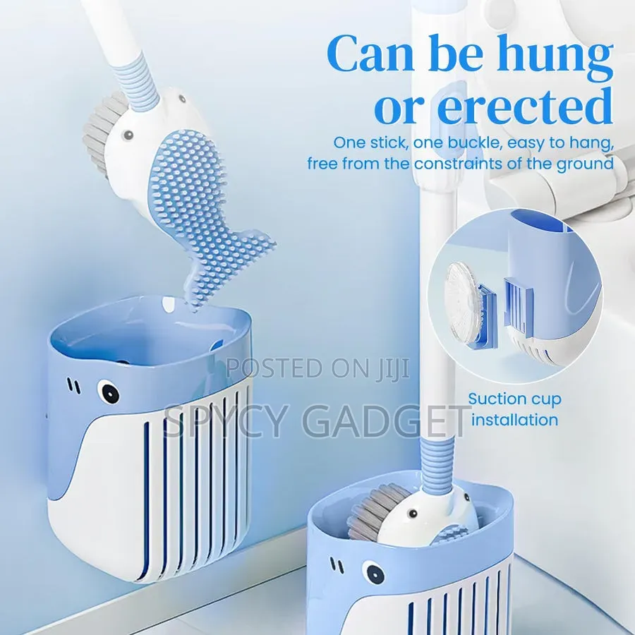 Toilet Brush With Built in Soap Dispenser