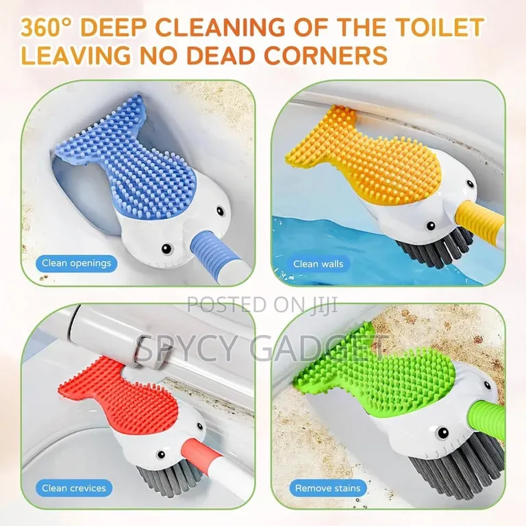 Toilet Brush With Built in Soap Dispenser