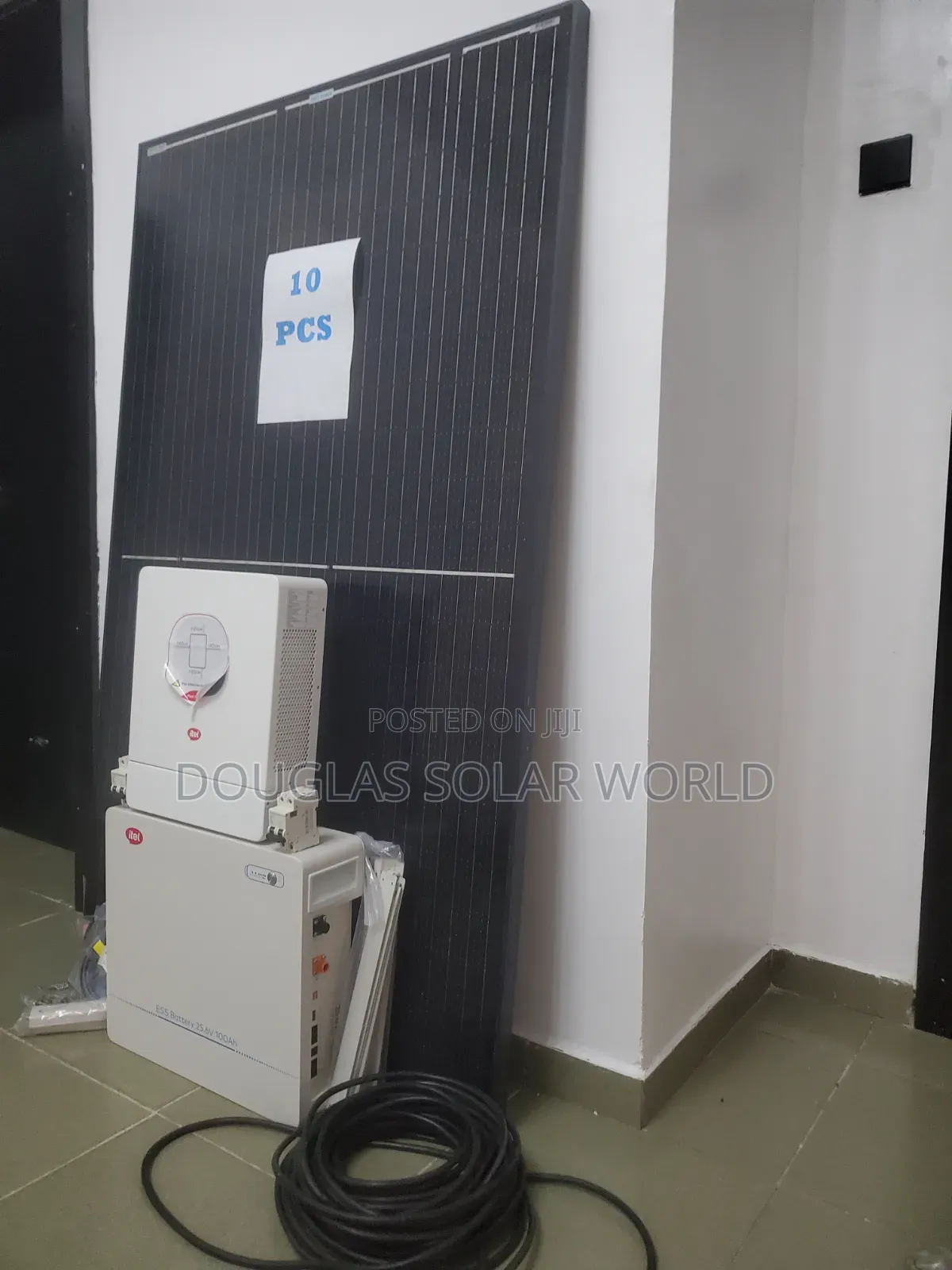 Itel Energy Complete 24V Solar Set-Up With 10 Unit of Mono Solar Panel