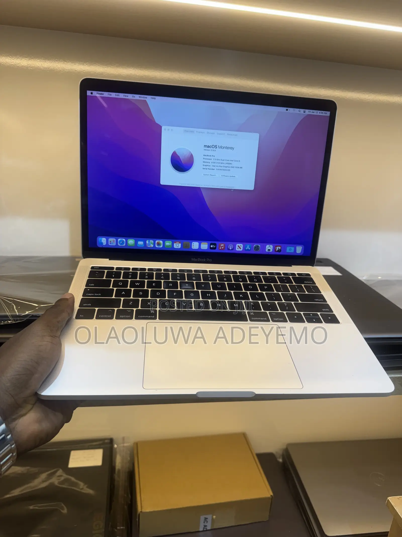 Laptop Apple MacBook Pro 2017 8GB Intel Core i5 SSD 256GB