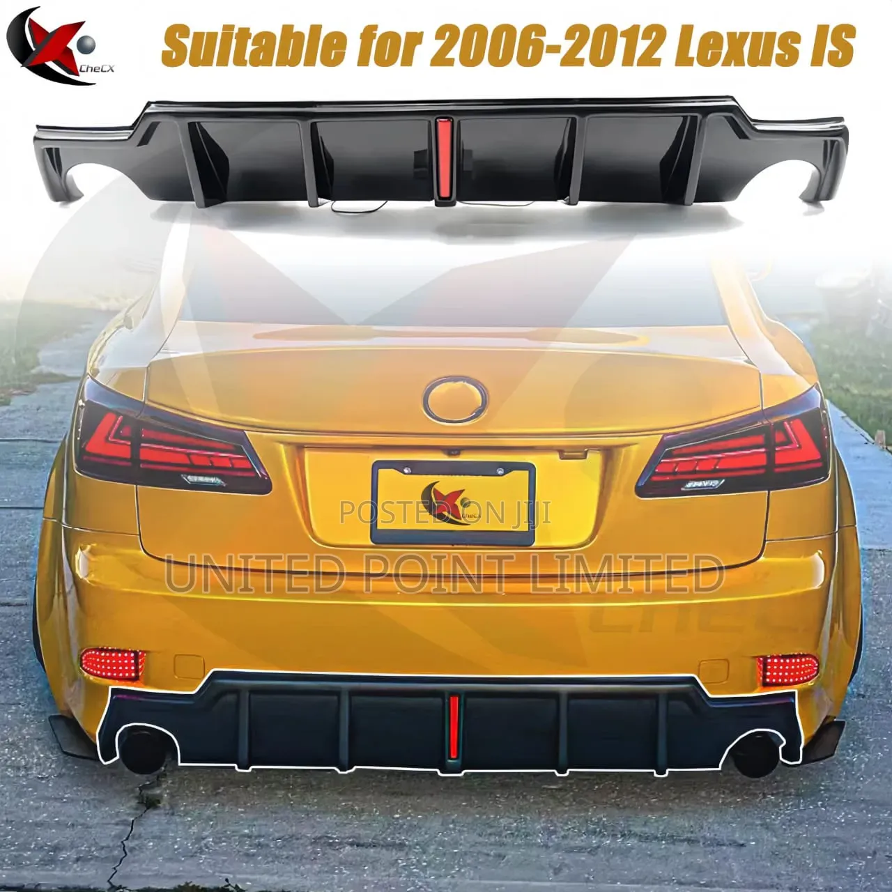 Lexus IS 250/350 Back Bumper Padded