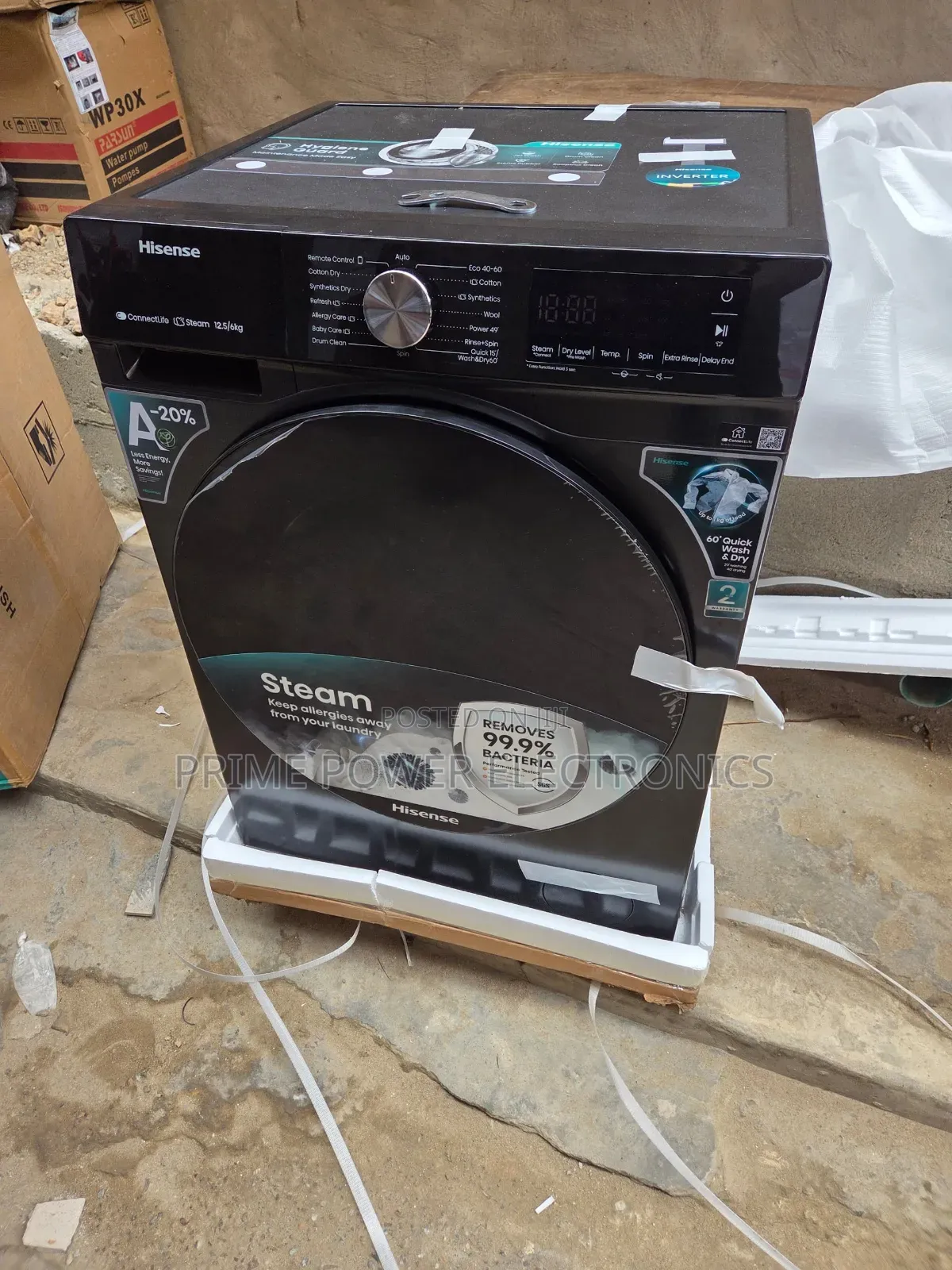 Powerful Hisense 10kg Washer Dryer