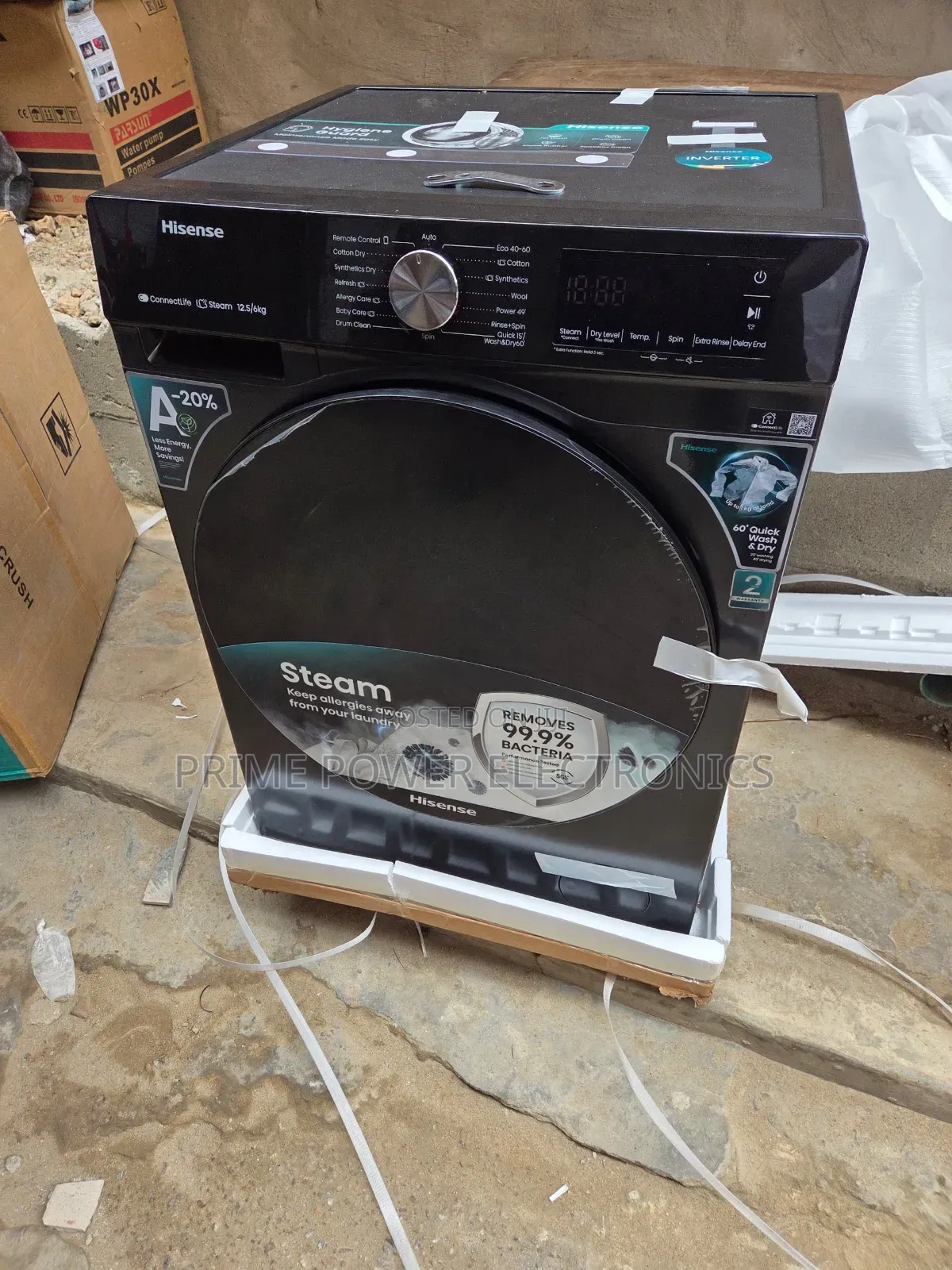 Hisense 10kg Fully Automatic Wash Dry Machine