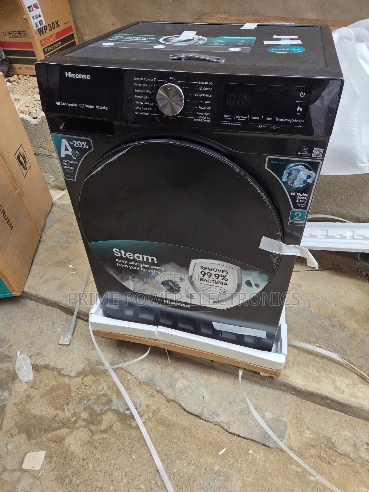 Hisense 10kg Fully Automatic Wash Dry Machine