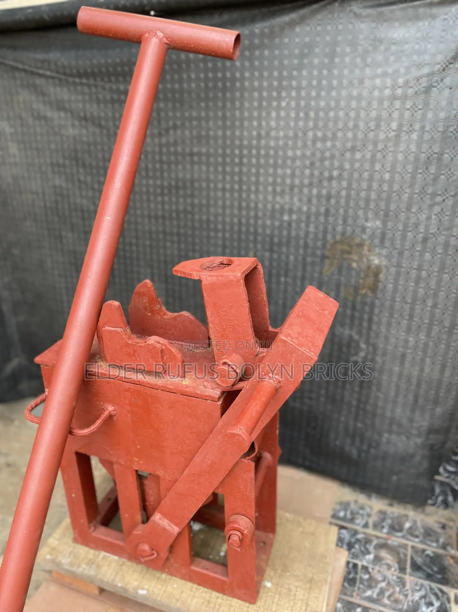 6” Single Brick Press – Affordable Manual Brick Making Machine