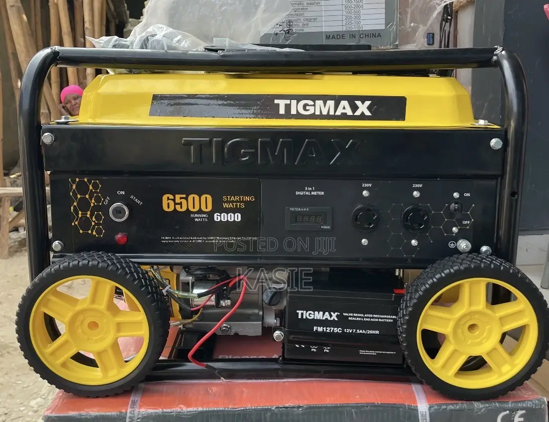 6500 Watts Original Tigmax Petrol Key Start