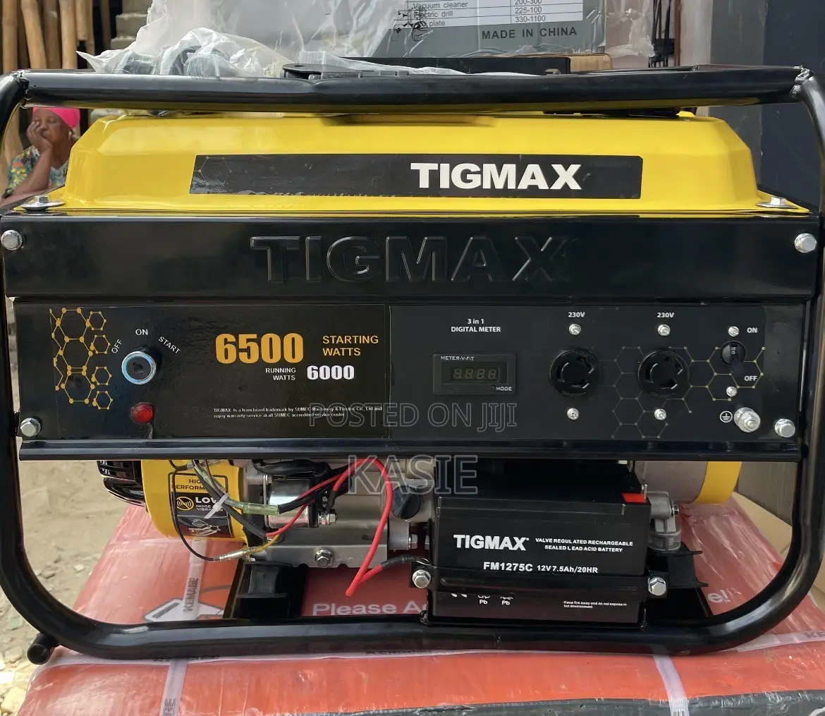 6500 Watts Original Tigmax Petrol Key Start