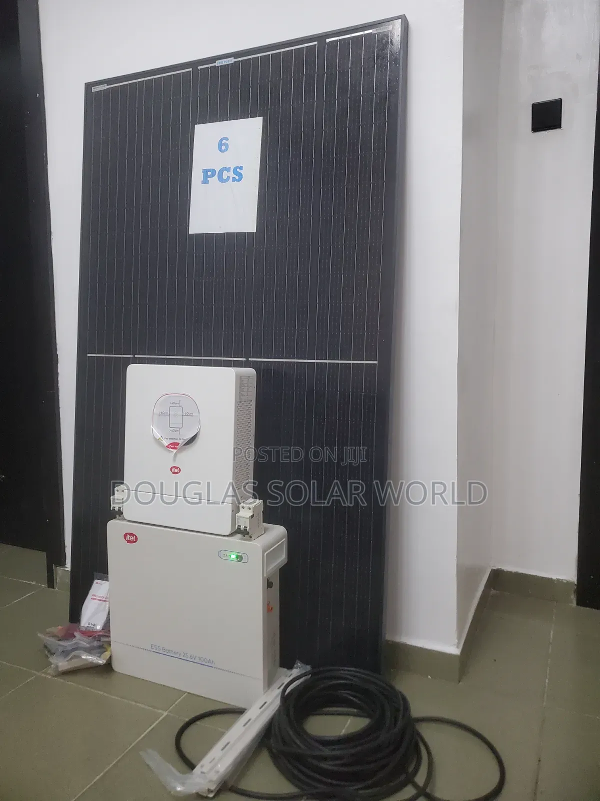 Itel Energy Complete 24V Solar Set-Up With 6 Unit of Mono Solar Panel