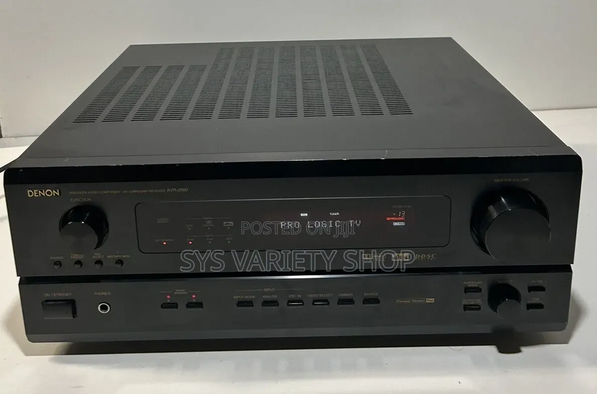 Denon AVR-2800 5.1 Channel AV Receiver W/Dts, Dolby Digital,Pro Logic