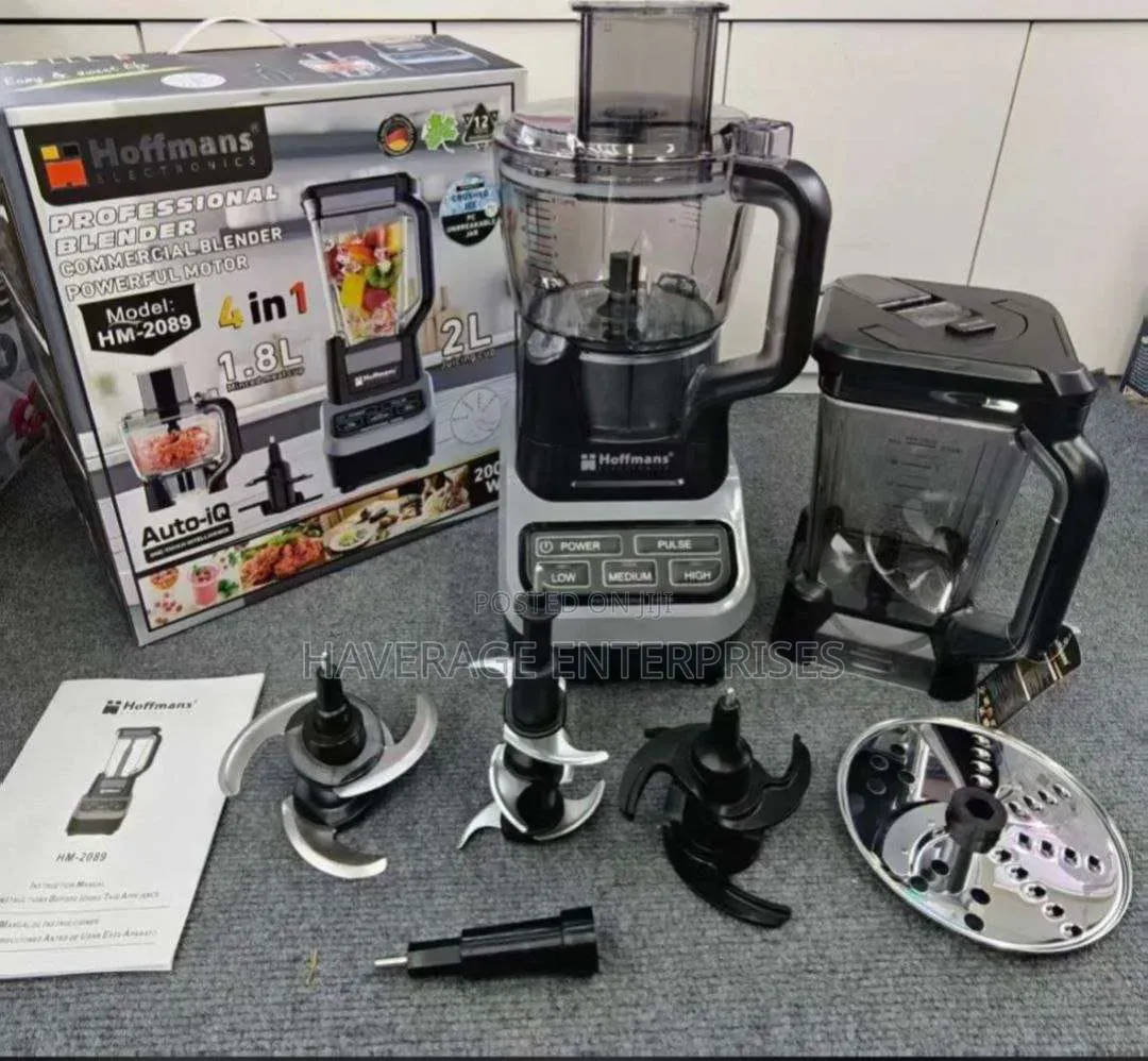 Hoffmans Electronics 4-in-1 Professional Commercial Blender - 2000w