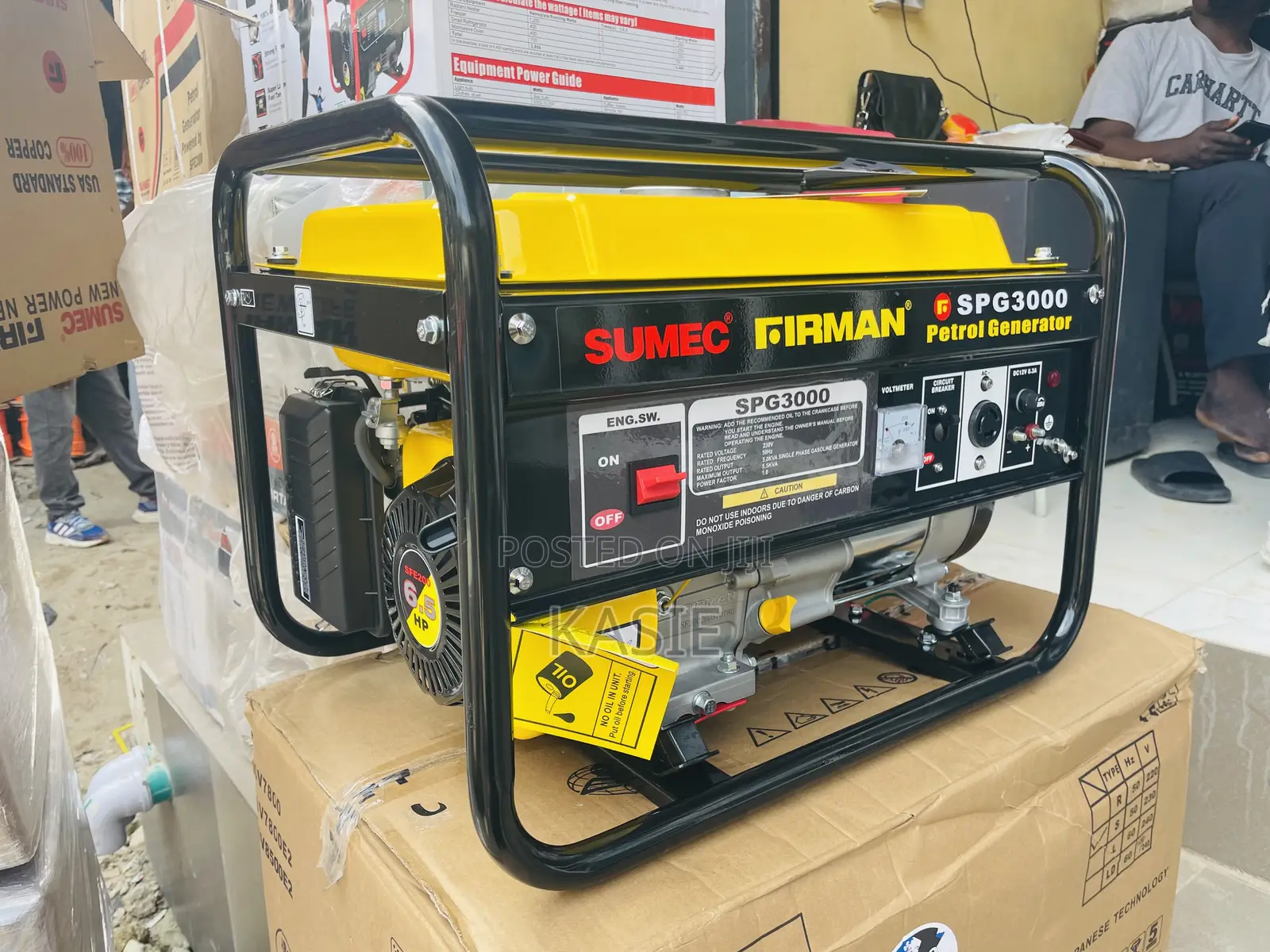 5.5kva Original Sumec Firman Petrol Manual Start Generator