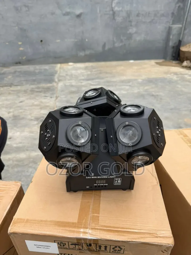 3head Moving Light With Laser