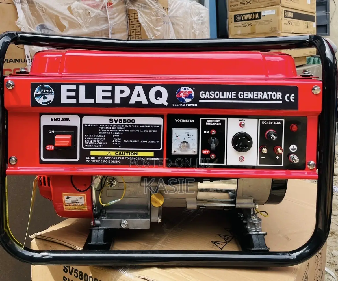 Sv6800 4.5kva Original Manual Starts Petrol Generator