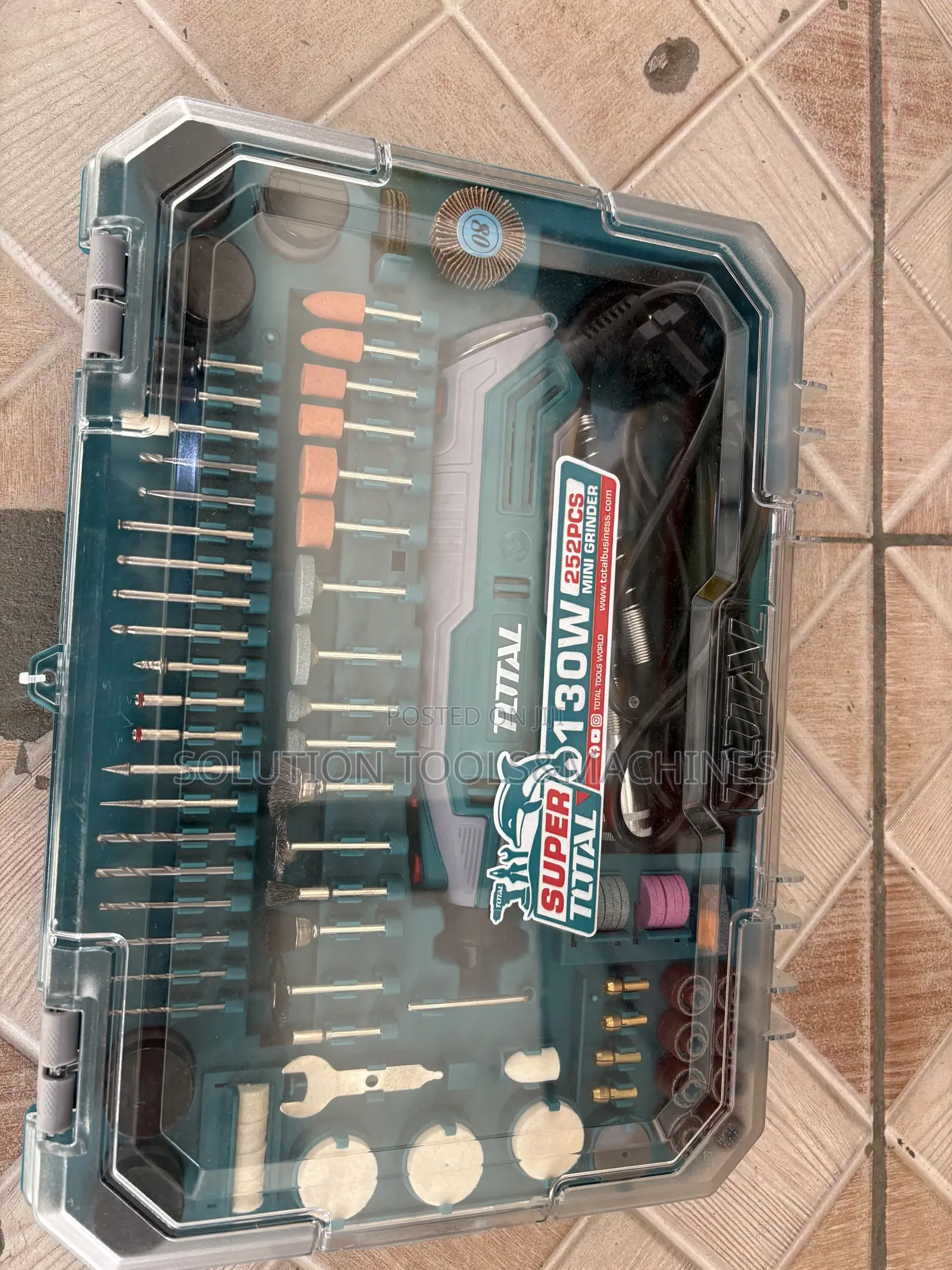 Total 252pcs Mini Set of Grinder