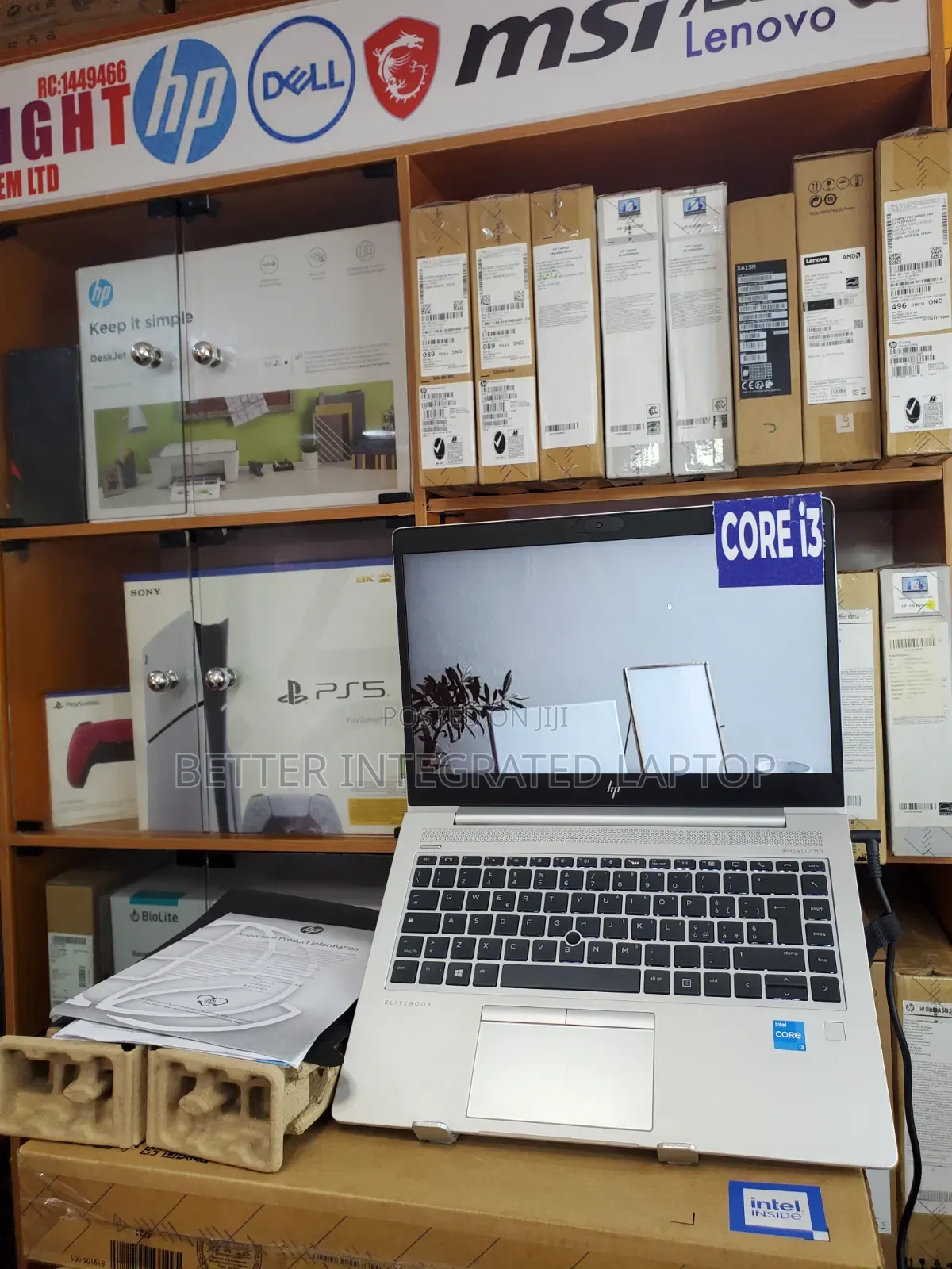 New Laptop HP EliteBook 840 G4 12GB Intel Core i3 SSD 512GB