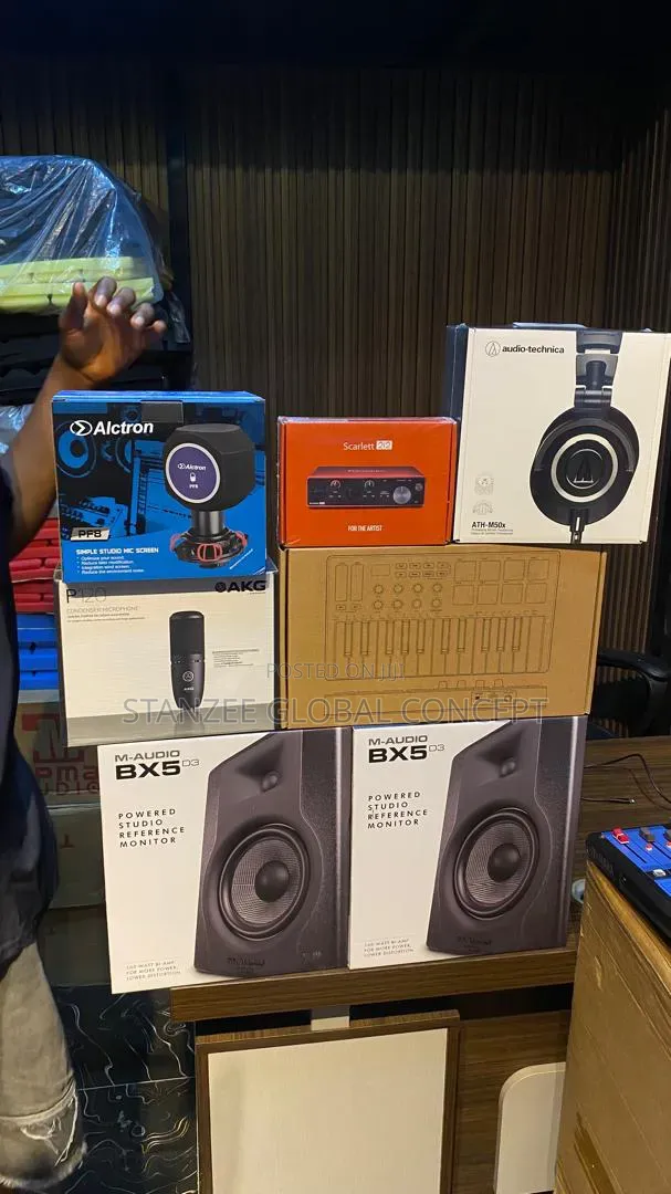 Complete Professional Home Studio Recording Equipment Package