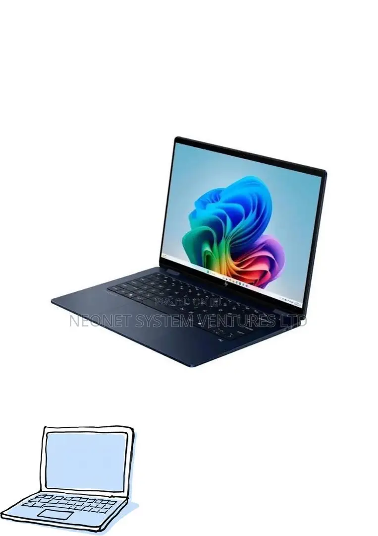 New HP OmniBook X Laptop 14-fe0097nr 16GB Intel Core Ultra 5 SSD 512GB