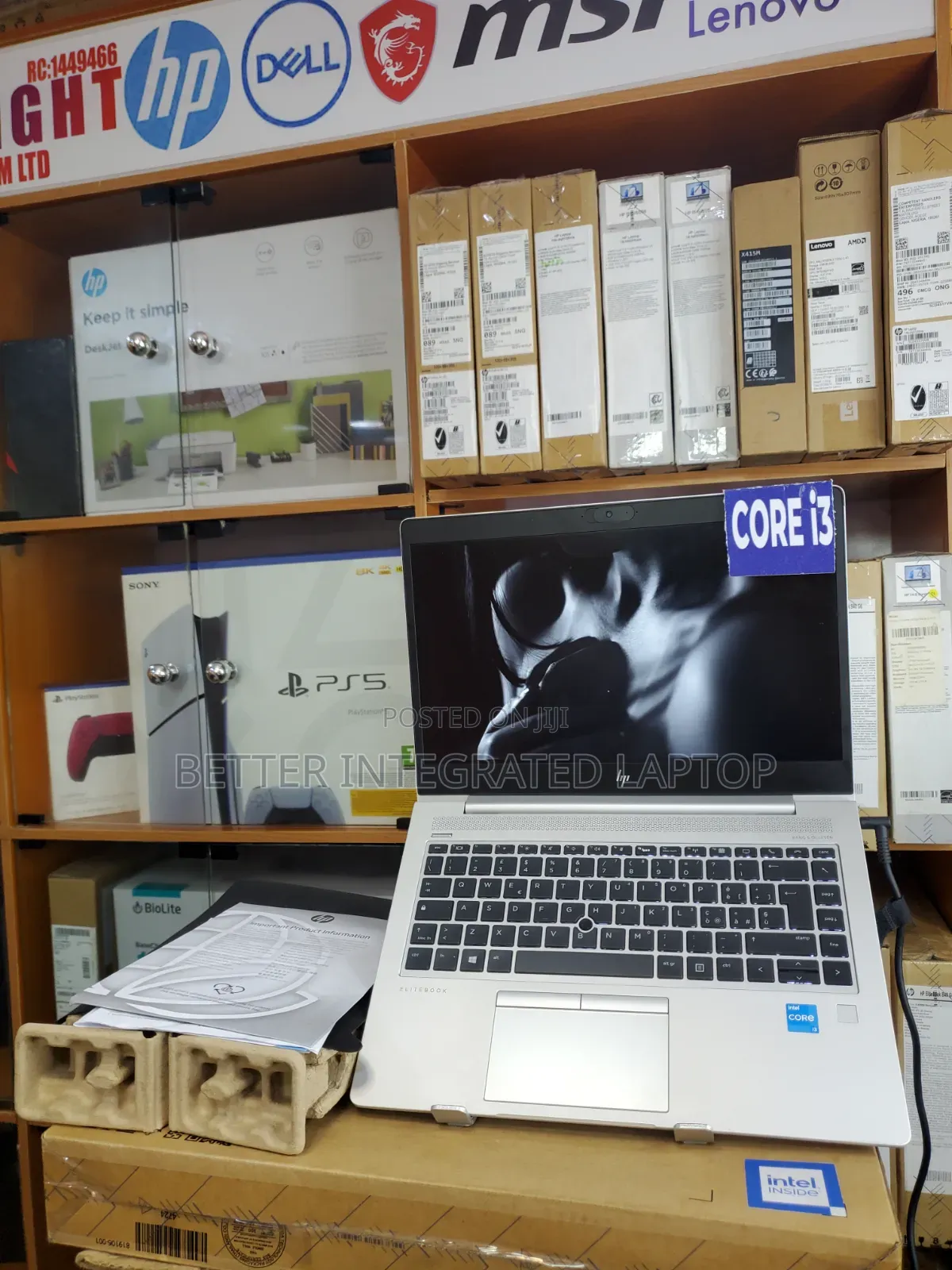 New Laptop HP EliteBook 840r G4 4GB Intel Core i3 SSD 256GB