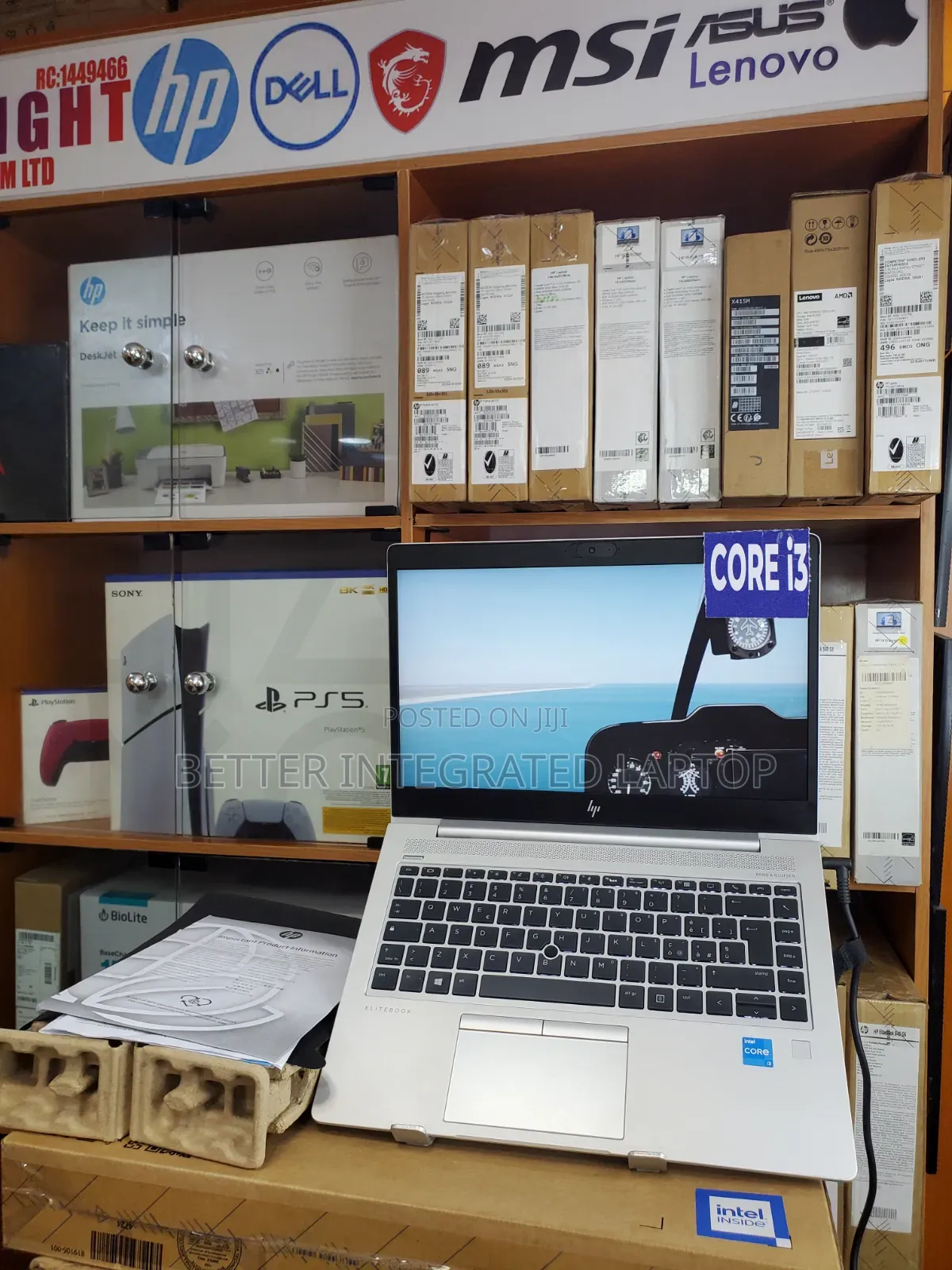 New Laptop HP EliteBook 840r G4 8GB Intel Core i3 SSD 256GB