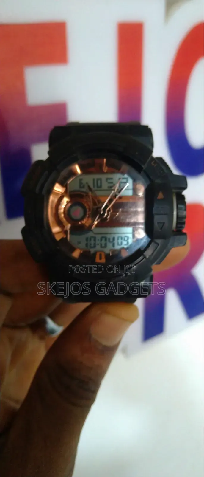 Sanda 599 Digital Analogue Dual Time Watch