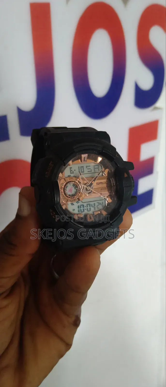 Sanda 599 Digital Analogue Dual Time Watch