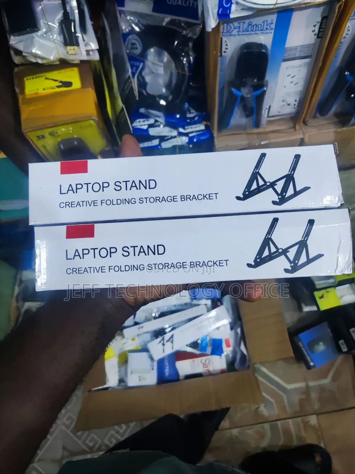 Laptop Steel Stand / Creative Folding Storage Bracket.