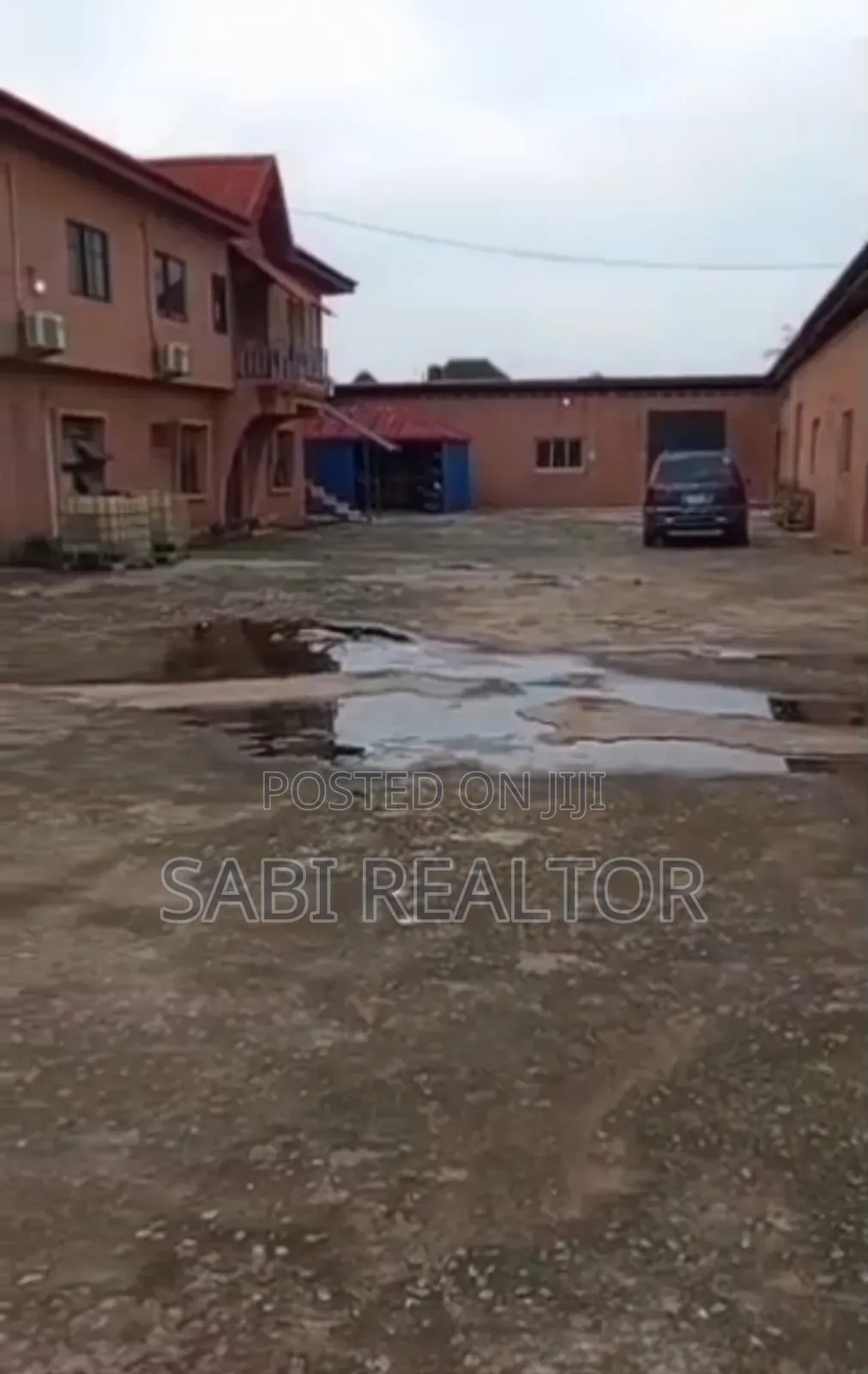 9 Plots With a 5 Bays Warehouse of a Storey Building at Oluwaga Ipaja