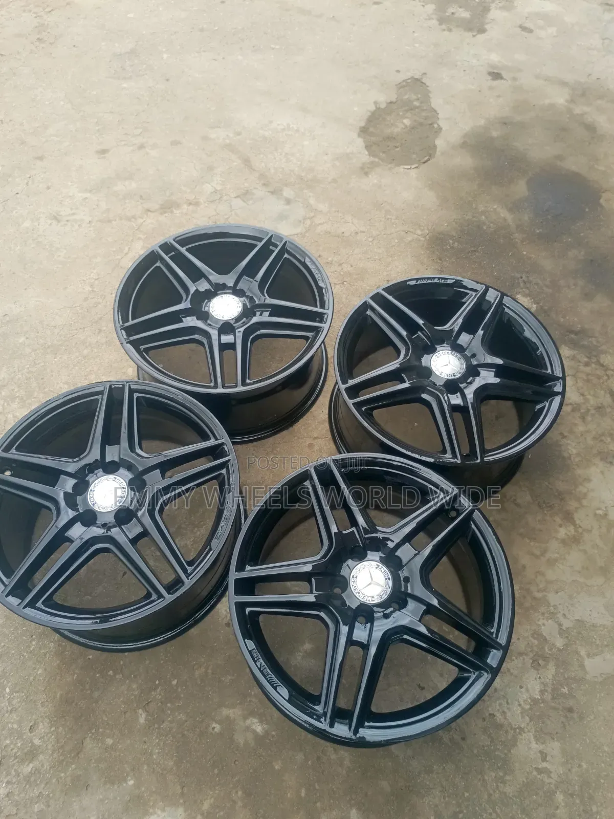 18inch for M/Benz Eclass All Black Available as Seen